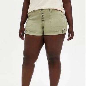 Torrid Green Shorts